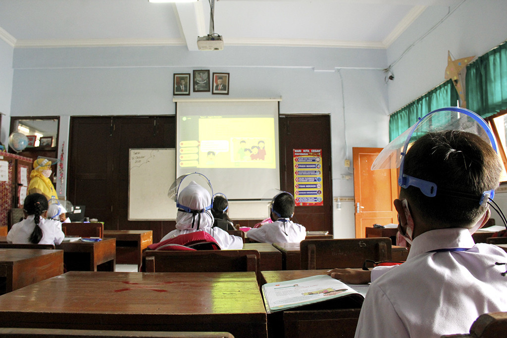 SDN Madureso Gelar Simulasi Belajar Tatap Muka