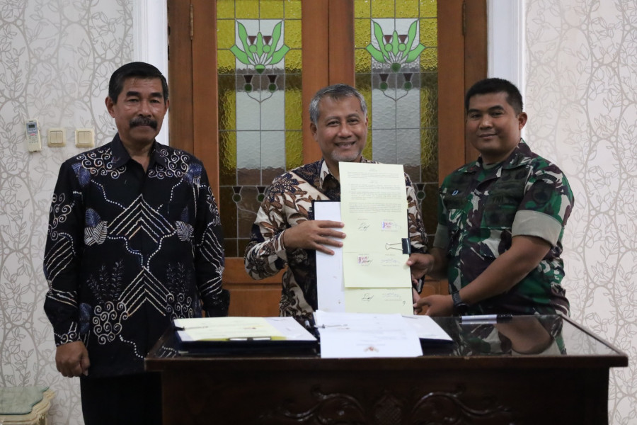 Perkuat Sinergi Keamanan, Pemkab dan Kodim 0706 Temanggung Tandatangani MoU