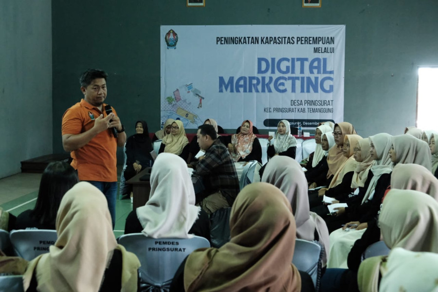 Kader PKK Pringsurat Antusias Ikuti Pelatihan Digital Marketing