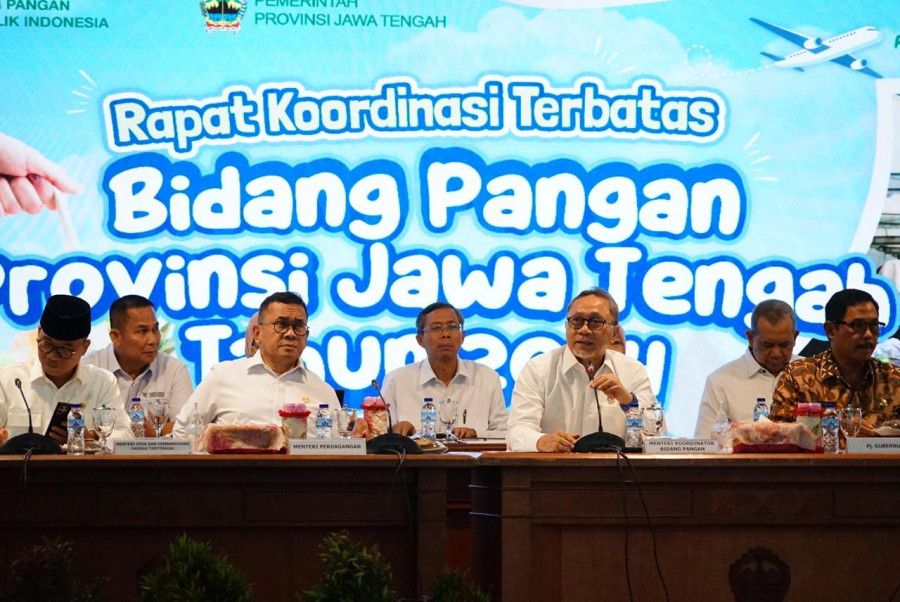 Pimpin Ratas Bupati/Walikota se-Jateng, Menko Zulhas Ajak Percepat Wujudkan Swasembada Pangan