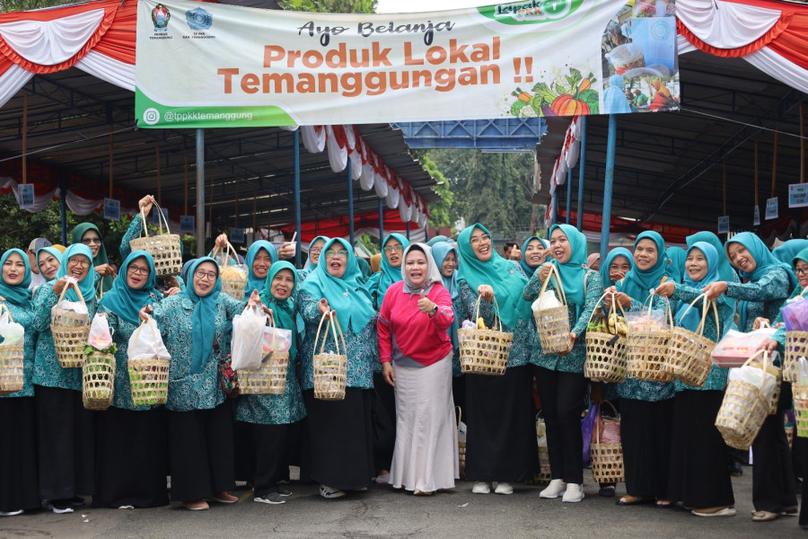 Usai Kunjungi Lapak PKK Temanggung, TP PKK Bantul Semangat Jadikan Inspirasi