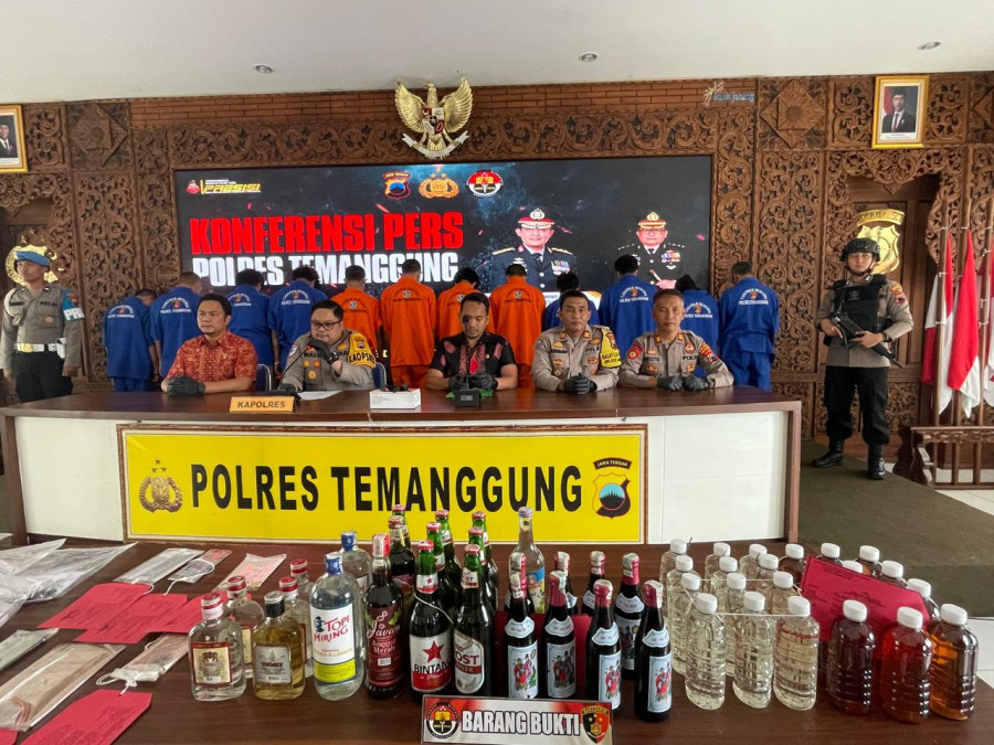 Jelang Ramadan, Polres Temanggung Gelar Cipta Kondisi, 107 Tersangka Diamankan