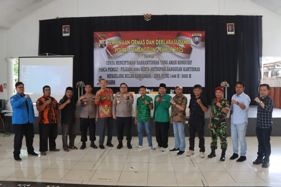 Deklarasi Damai, Upaya Ciptakan Harkamtibmas Kondusif