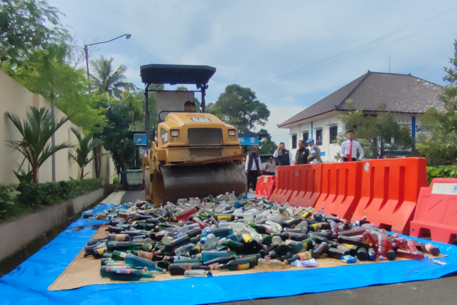 Polres Temanggung Musnahkan Ribuan Miras Hasil Operasi