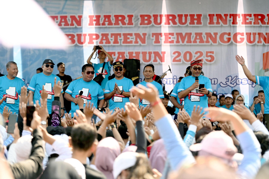 May Day, Bupati Agus Gondrong Minta Perusahaan Tak Abaikan Hak Buruh