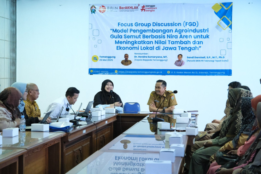 Gandeng BRIN, Bappeda Gelar FGD Bahas Potensi Gula Semut Sebagai Penggerak Ekonomi Lokal