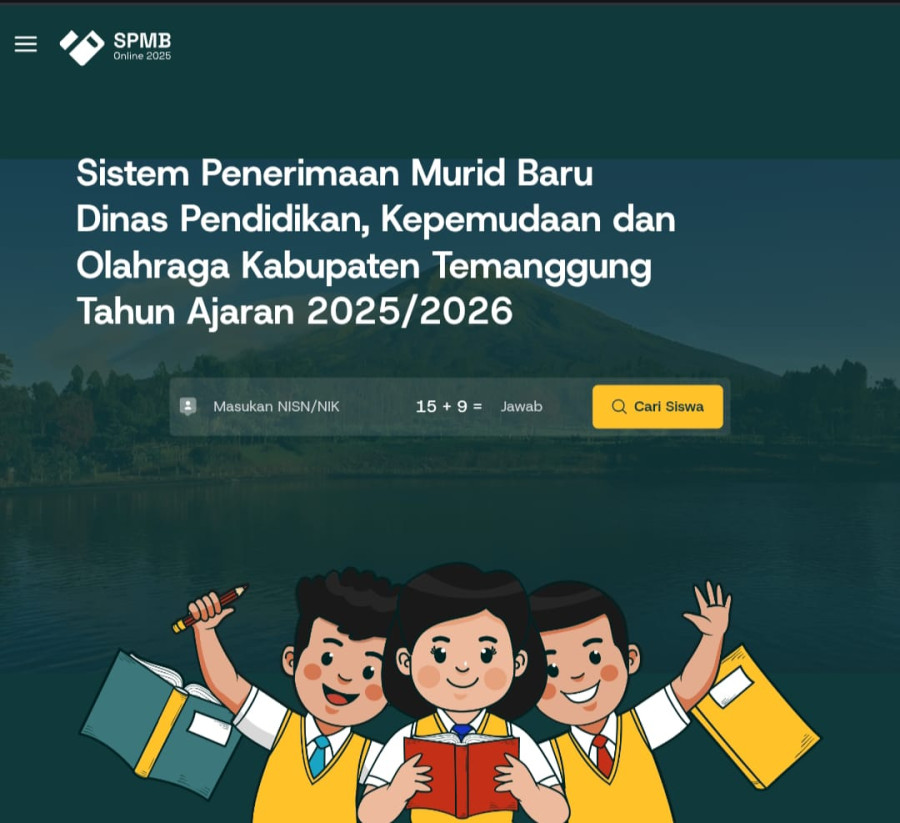 SPMB 2025/2026 di Temanggung Resmi Dimulai, Pemkab Pastikan Proses Transparan dan Gratis