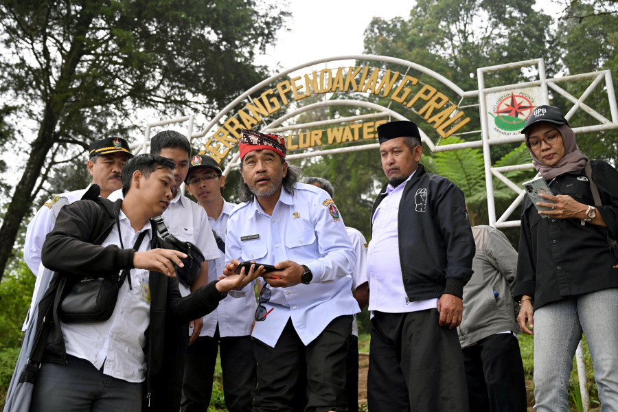 Bupati Agus Gondrong Kawal Langsung Rekonstruksi Batas Kawasan Hutan di Desa Wates Wonoboyo