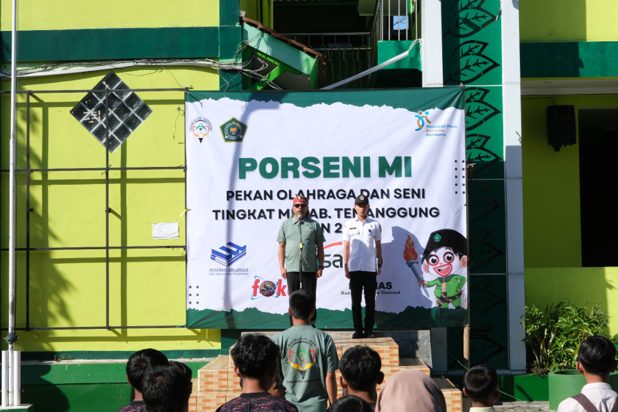 Porseni MI se-Temanggung Resmi Dibuka, Bupati Tekankan Junjung Tinggi Sportivitas