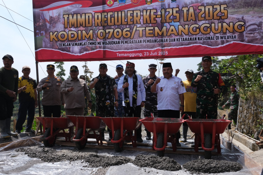 Agus Gondrong: TMMD di Banaran Percepat Konektivitas Antar Wilayah