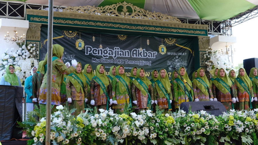 PC Muslimat NU Temanggung Targetkan Pengurus Baru Fokus Berbagi Manfaat dan Peduli Lingkungan