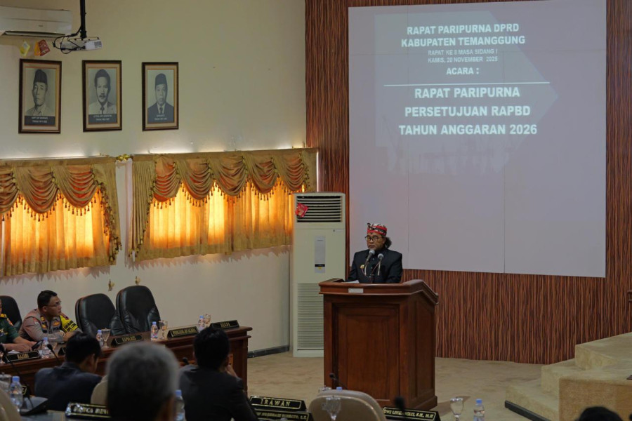 Sah! APBD Kabupaten Temanggung Tahun Anggaran 2026 Diketok