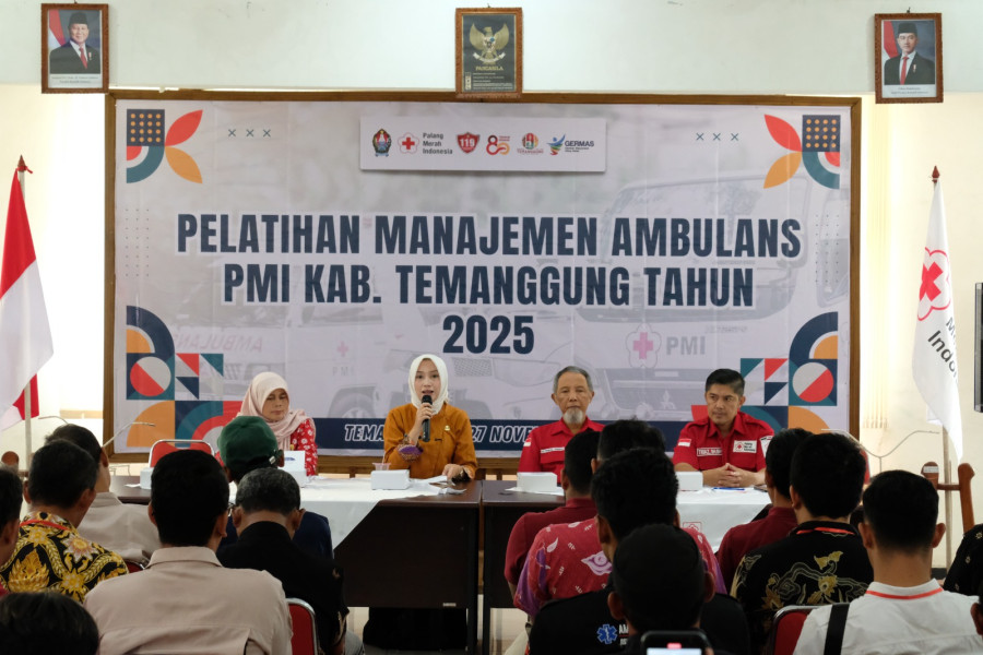 Pelatihan Manajemen Ambulans PMI Temanggung 2025 Tingkatkan Profesionalisme dan Respons Darurat