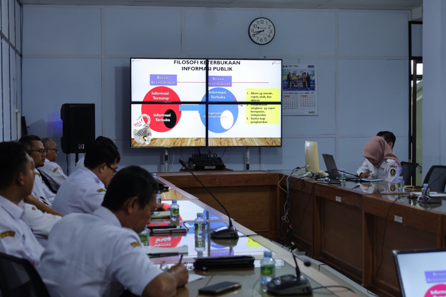 Rakor PPID Pelaksana Kecamatan, Fokus pada Penguatan Tata Kelola Informasi