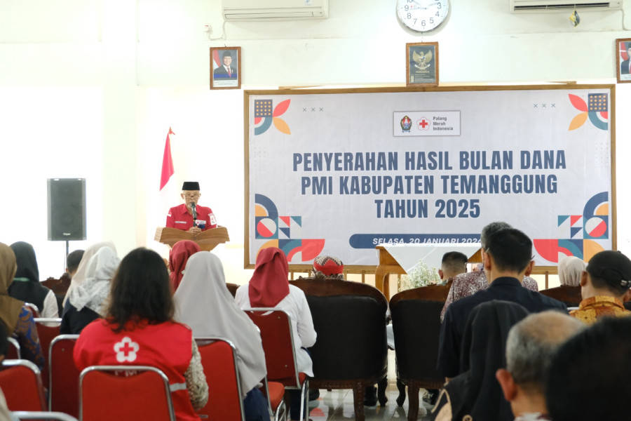 Bulan Dana 2025 PMI Temanggung Lebihi Target, Bupati Agus Setyawan: Kawal Penyalurannya!