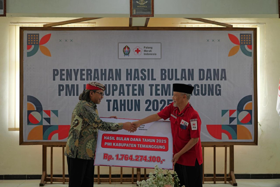 Target Ngegas, Dana Melaju; Bulan Dana PMI Temanggung 2025 Capai Rp 1,76 Miliar