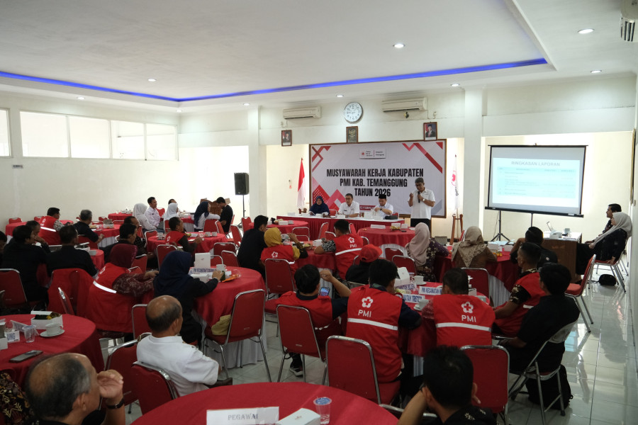 Mukerkab PMI Temanggung Fokus pada Bantuan Kebencanaan