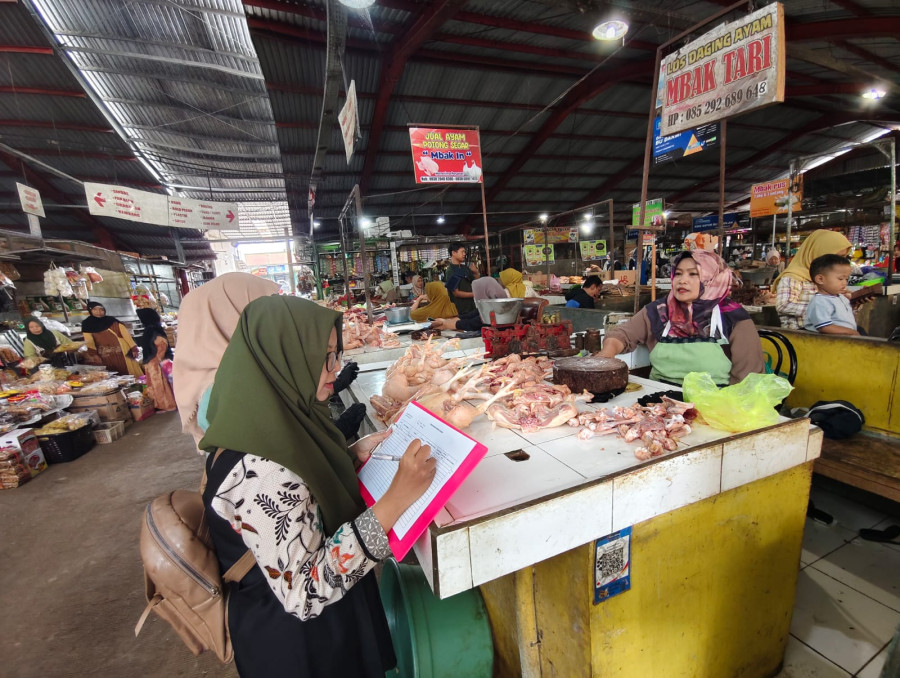 DKPPP Temanggung Lakukan Monitoring Peredaran Daging di Pasar