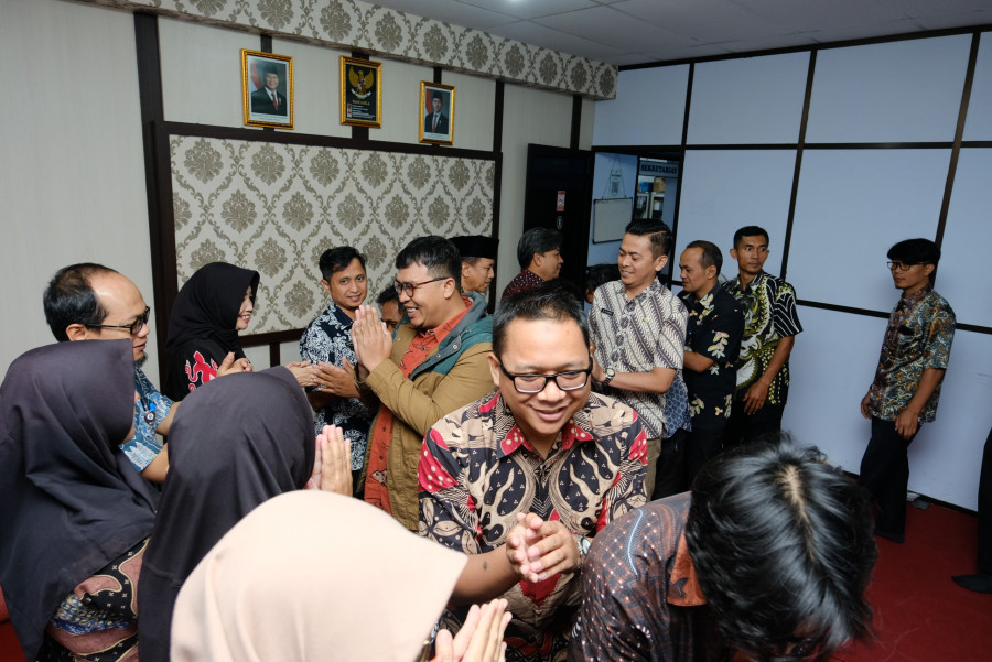 Halal Bihalal, Kadinkominfo Temanggung Soroti Pertarungan Media Sosial dan Media Mainstream