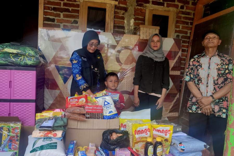 Kemensos Datangi Azril, Salurkan Bantuan dan Pendampingan