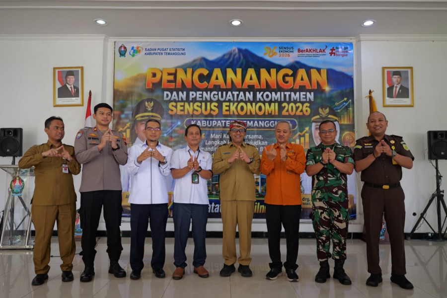 Sentuh Pertanian, Sensus Ekonomi 2026 Jadi Tolok Ukur Potensi Temanggung