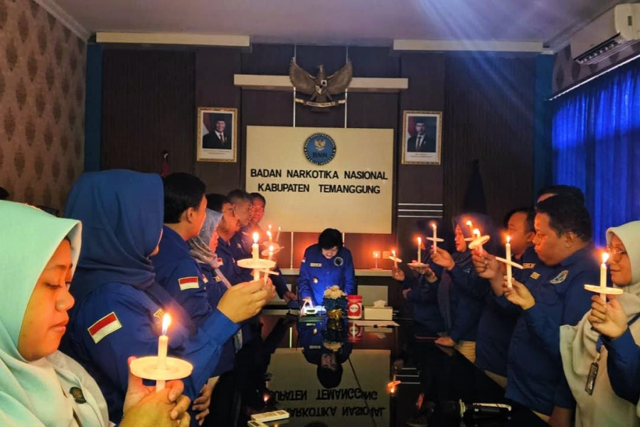 BNNK Temanggung Peringati HANI 2026 Lewat Donor Darah, Renungan, hingga Touring Anti Narkoba