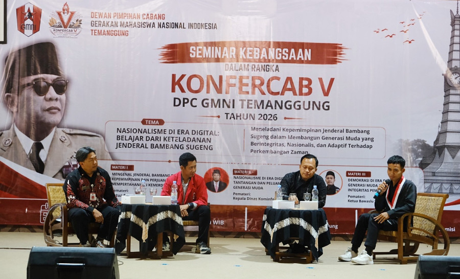 Seminar Kebangsaan, GMNI Temanggung Dorong Generasi Muda Perkuat Nasionalisme di Era Digital