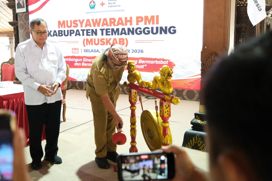 Muskab PMI Temanggung, Bupati Apresiasi Kolaborasi PMI untuk Kemanusiaan