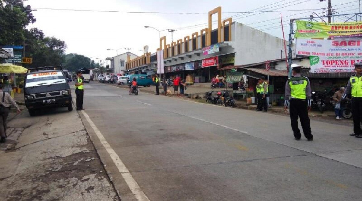 Polres Temanggung Lakukan Penyekatan Antisipasi Massa Ke Jakarta