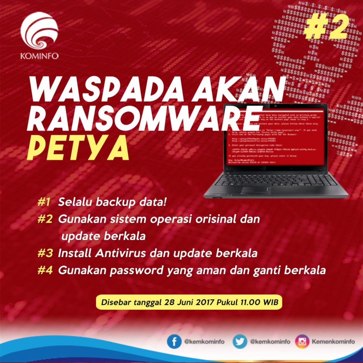 Antisipasi Serangan Petya Back Up Data