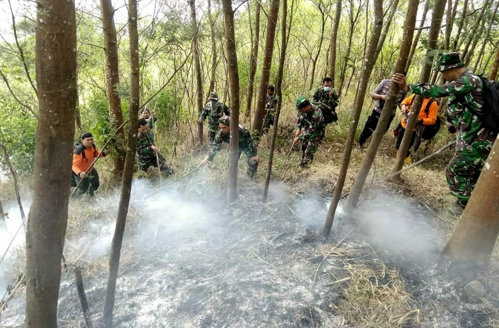 Titik Api di Gunung Sindoro – Sumbing Akan Dipadamkan dengan Water Bombing