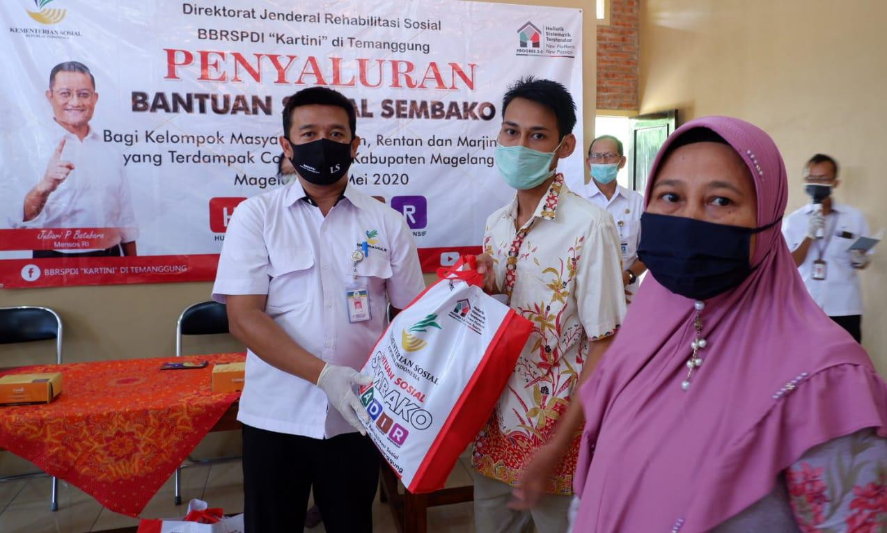 Pemkab Magelang Apresiasi Bantuan Covid-19 BBRSPDI Kartini Temanggung