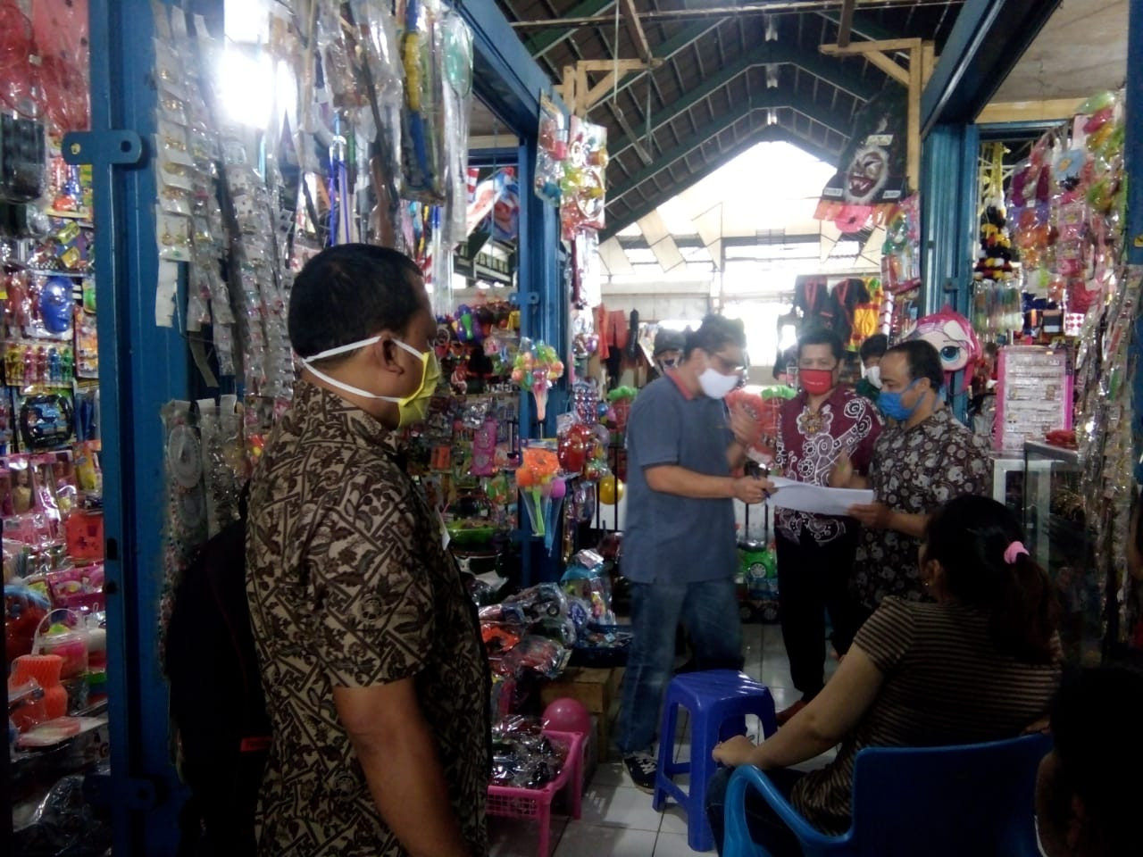 Pasar-pasar Tradisional di Temanggung Akan  Didisinfeksi