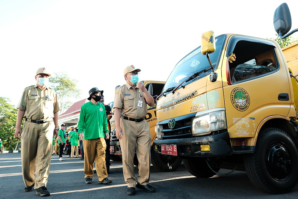 Sambut Hari Raya Idul Fitri 1442 H, Petugas Kebersihan Ikuti Apel Kesiapsiagaan 