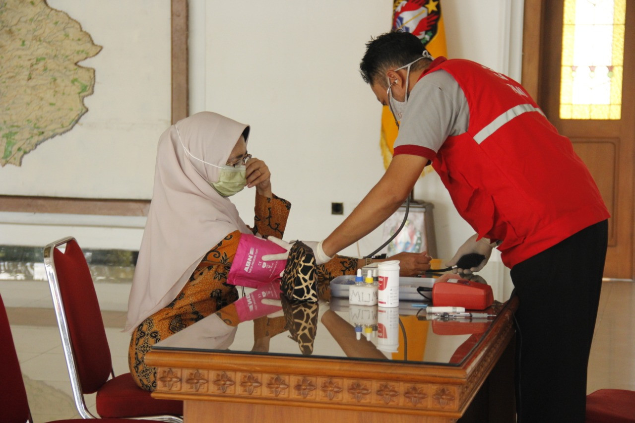 Pemkab Temanggung Bersama PMI Gelar Donor Darah