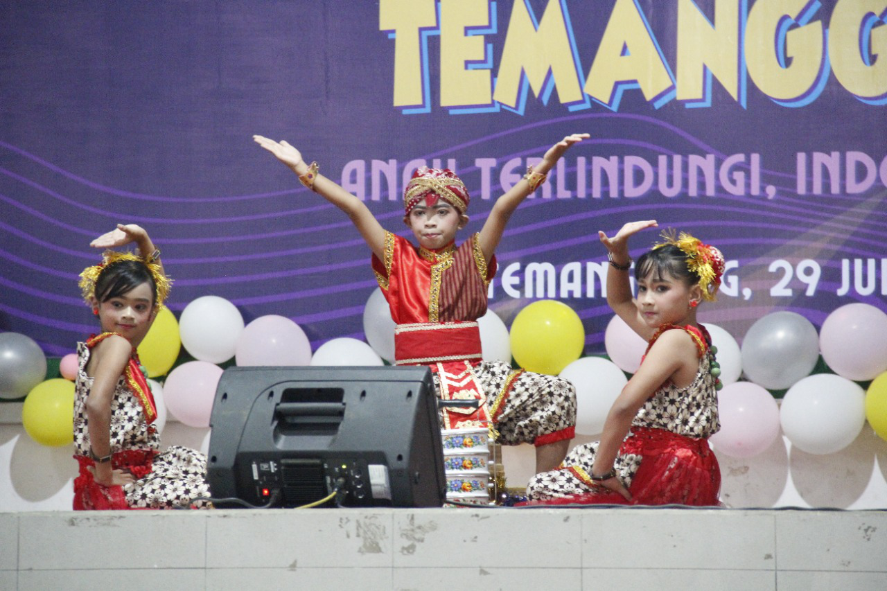 Puncak Peringatan Hari Anak Nasional Kabupaten Temanggung Digelar Meriah