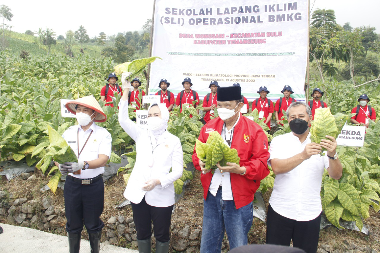 Dukung Ketahanan dan Kedaulatan Pangan, BMKG Gelar Sekolah Lapang Iklim 