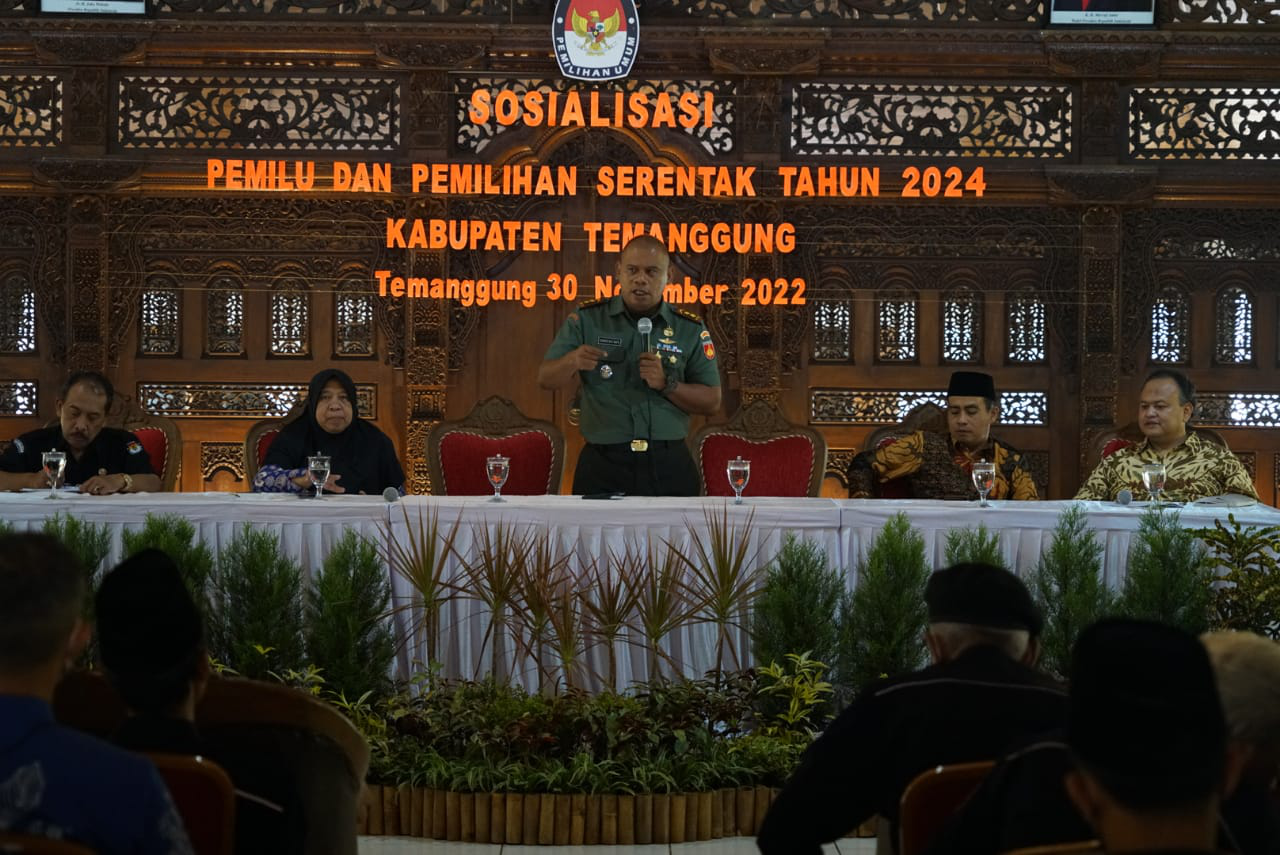 KPU Temanggung Adakan Sosialisasi Pemilu Serentak