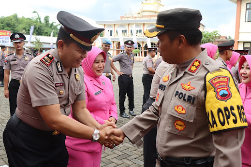 48 Personel Polres Temanggung Naik Pangkat 