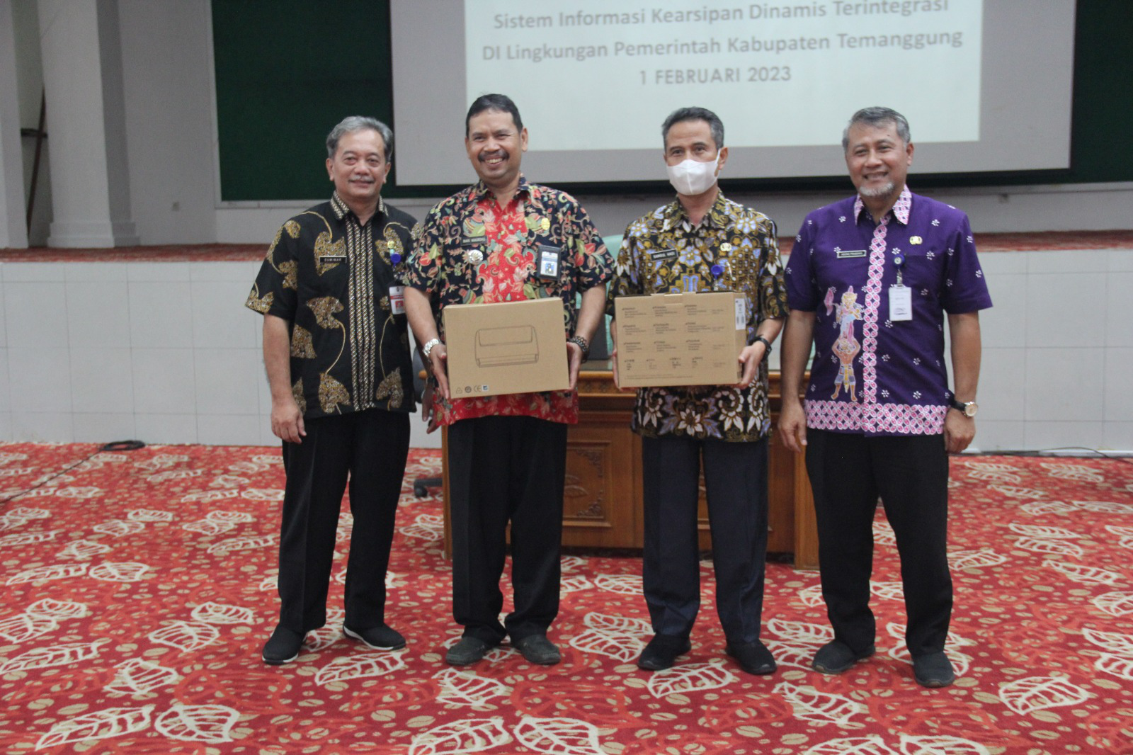 Implementasikan SPBE, Pemkab Temanggung Launching Aplikasi SRIKANDI