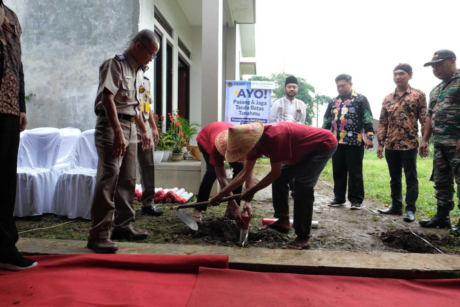 ATR/BPN Adakan Program Pasang Patok, Anti Caplok, Anti Cekcok