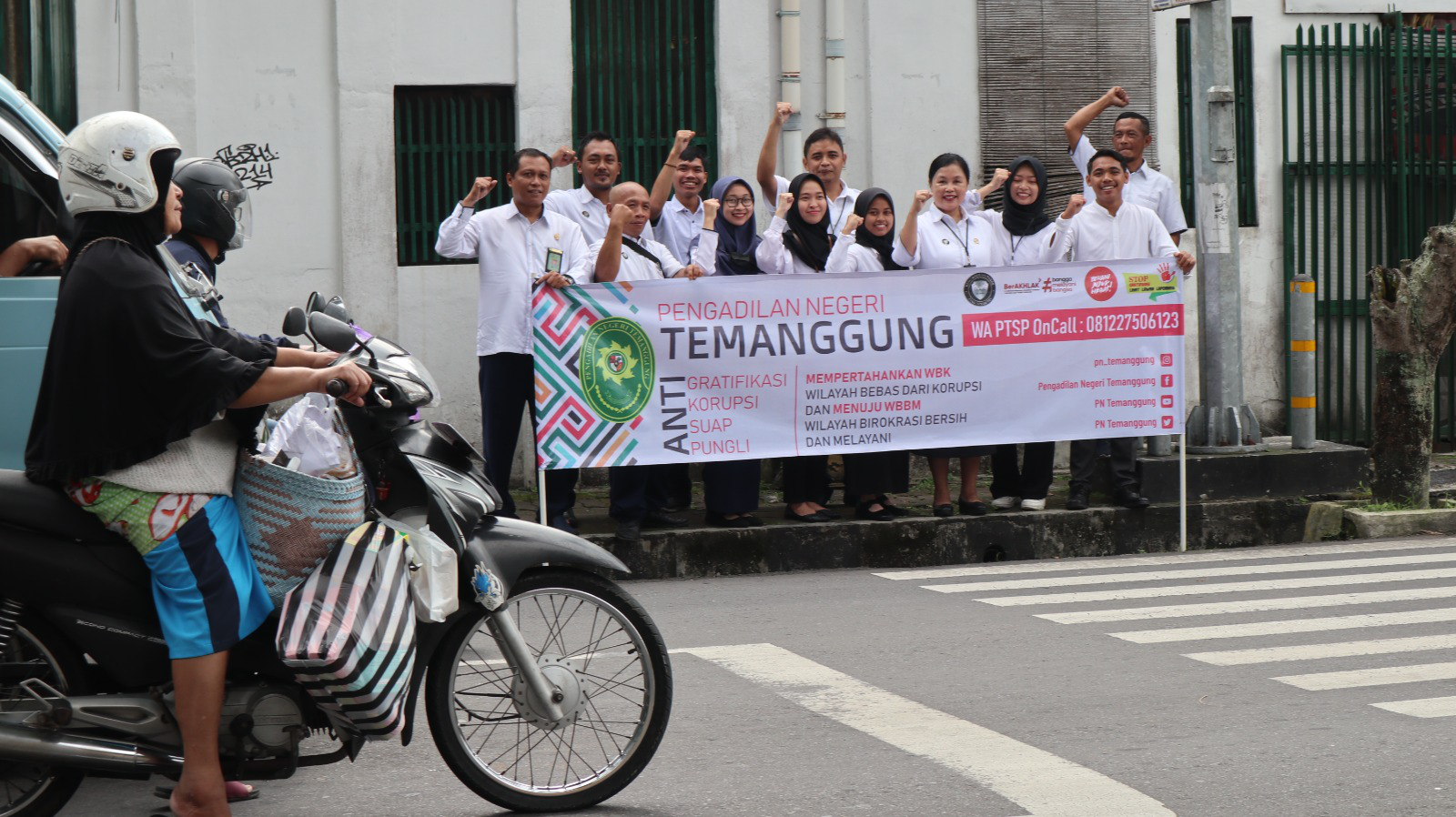 PN Temanggung Gelar Kampanye Zona Integritas Menuju WBK dan WBB