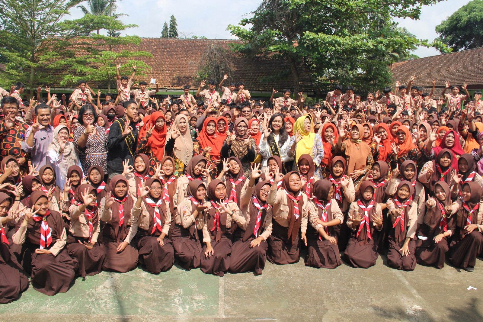 Siswa-siswi SMP N 1 Kranggan Dapatkan Kampanye Jo Kawin Bocah