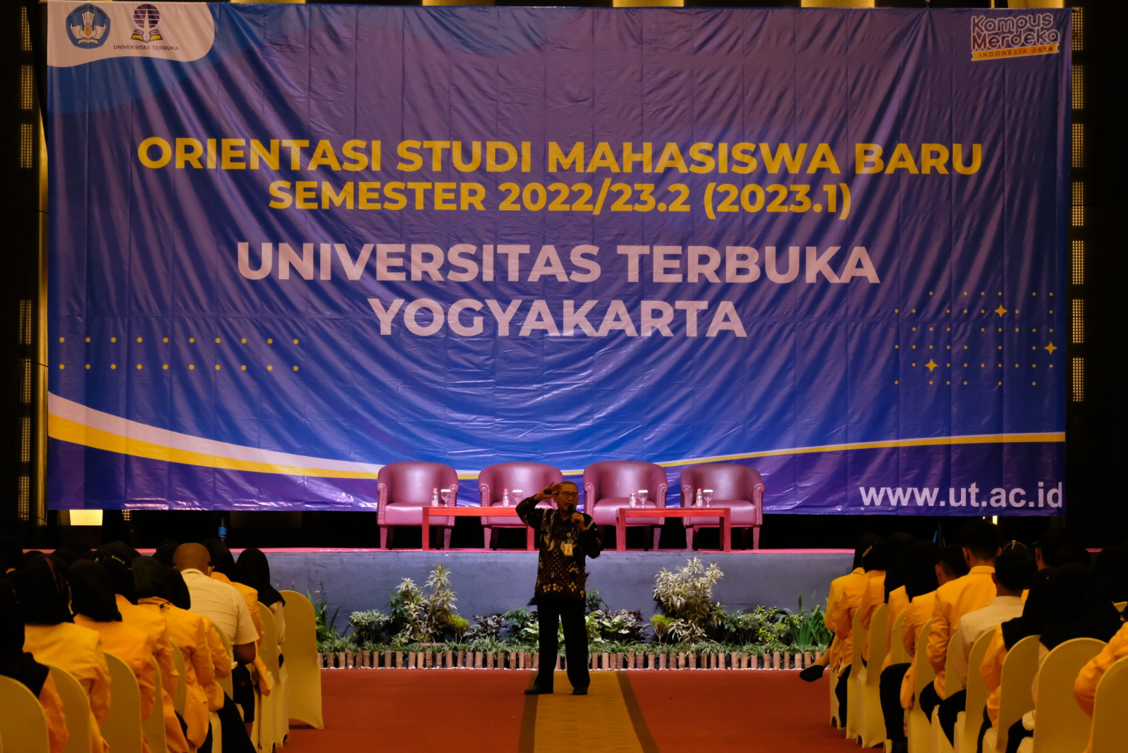 UT Gelar Orientasi Studi Mahasiswa Baru Tahun 2023