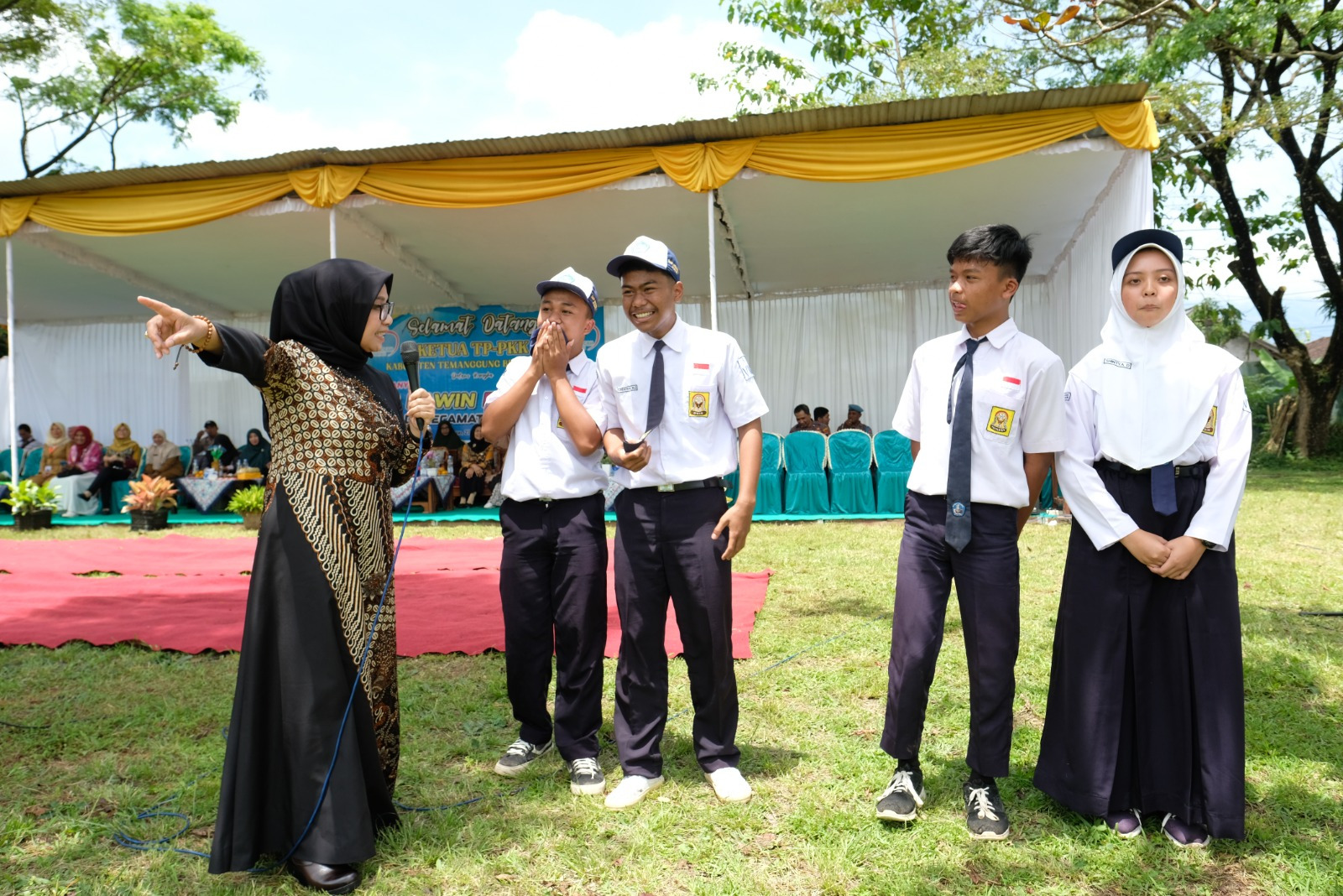 Siswa SMP N 1 Jumo Ikuti Kampanye Jo Kawin Bocah