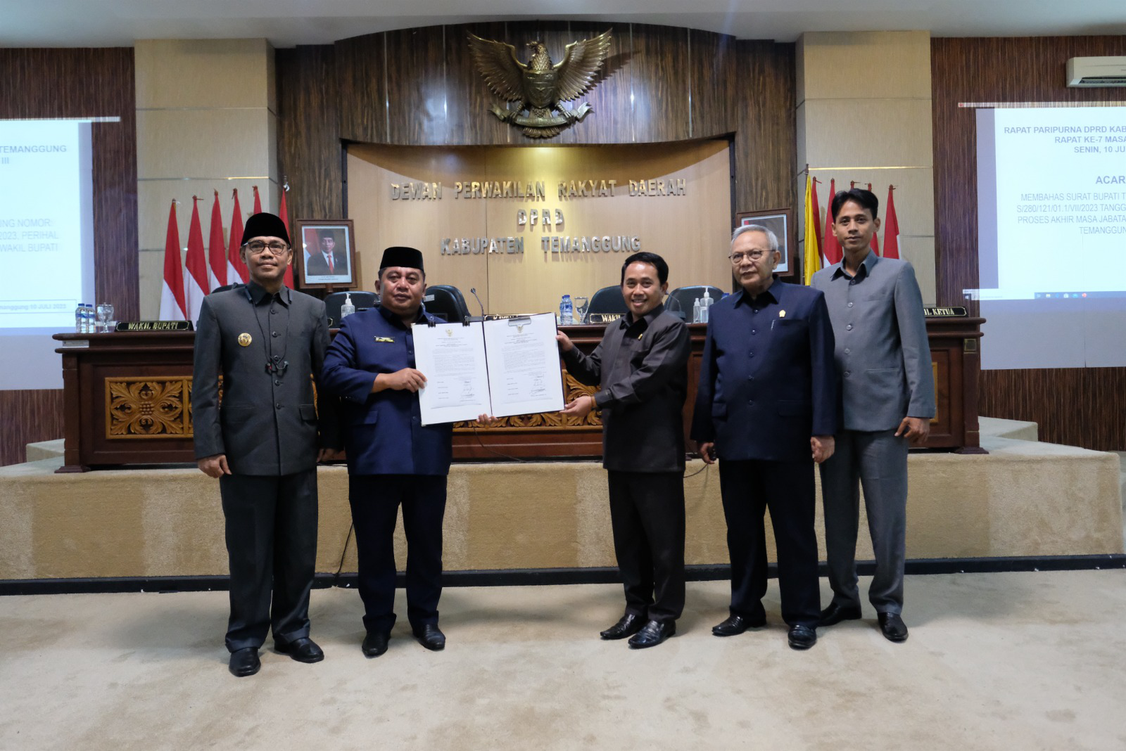 DPRD Temanggung Laksanakan Rapat Paripurna Proses Akhir Masa Jabatan Bupati/Wakil Bupati