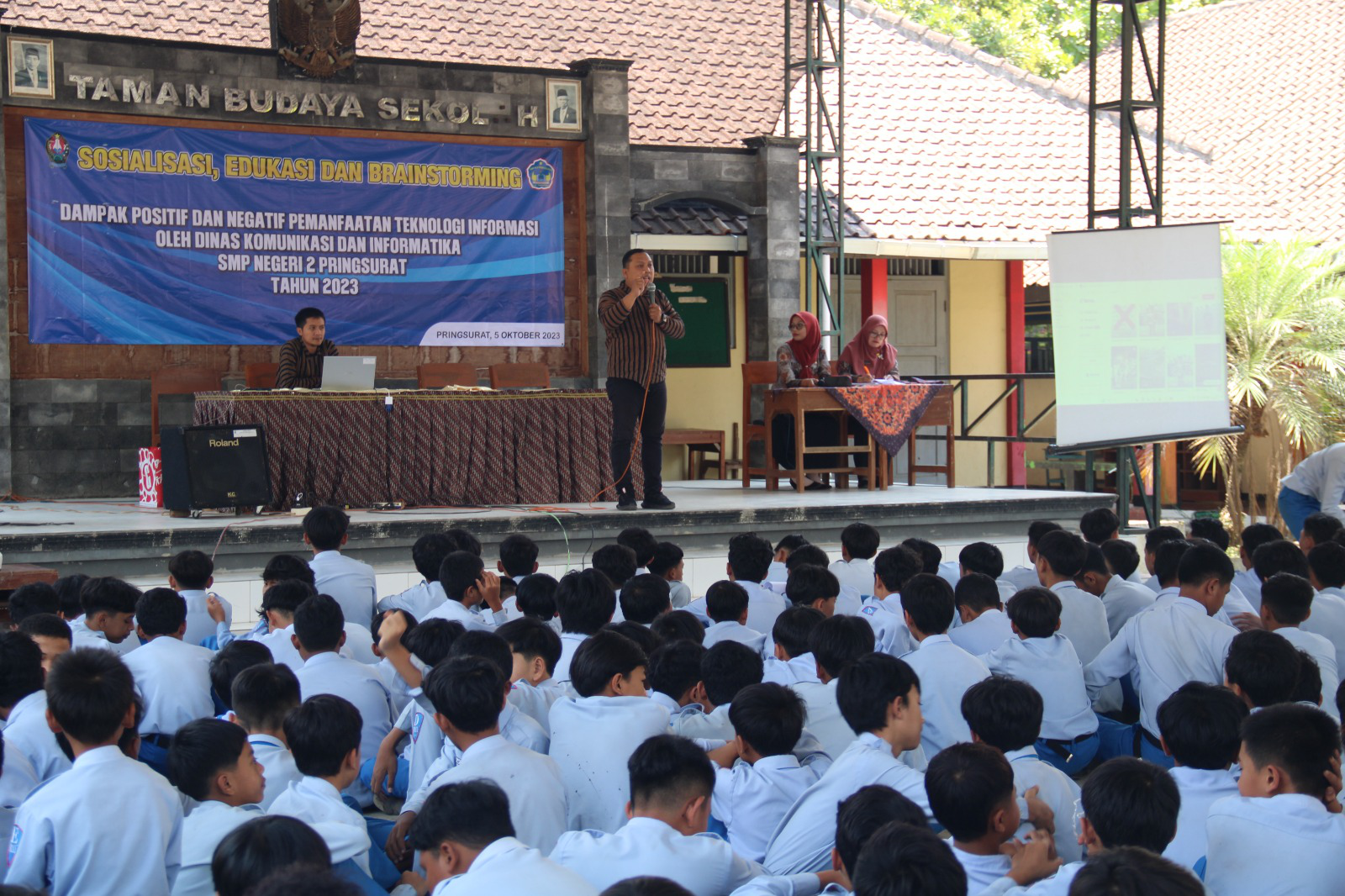 Ratusan Siswa SMP Negeri 2 Pringsurat Antusias Ikuti Sosialisasi INCAKAP