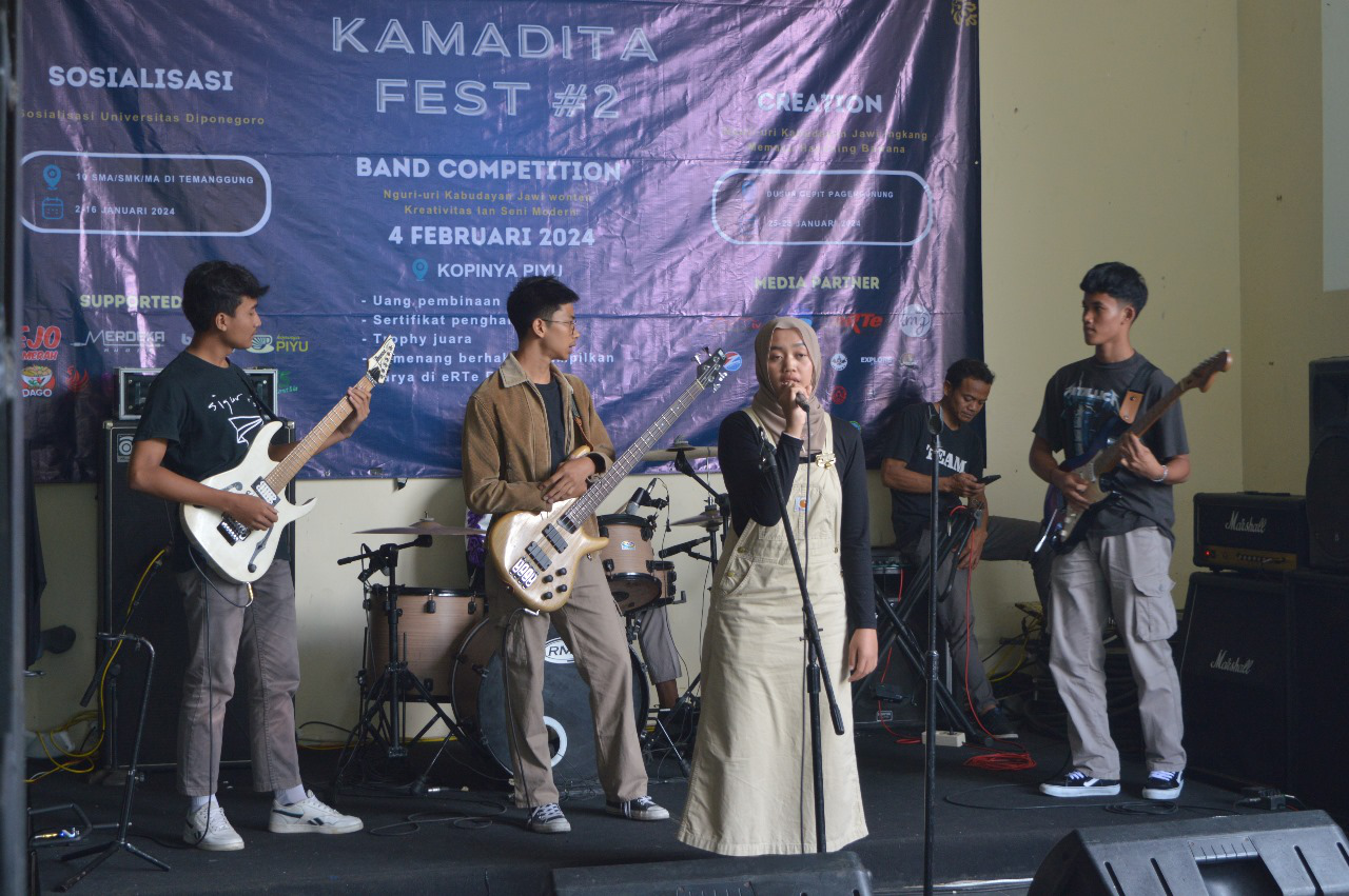 Pemenang Kamadita Fest akan Tampil  pada Program Indie Band eRTe FM