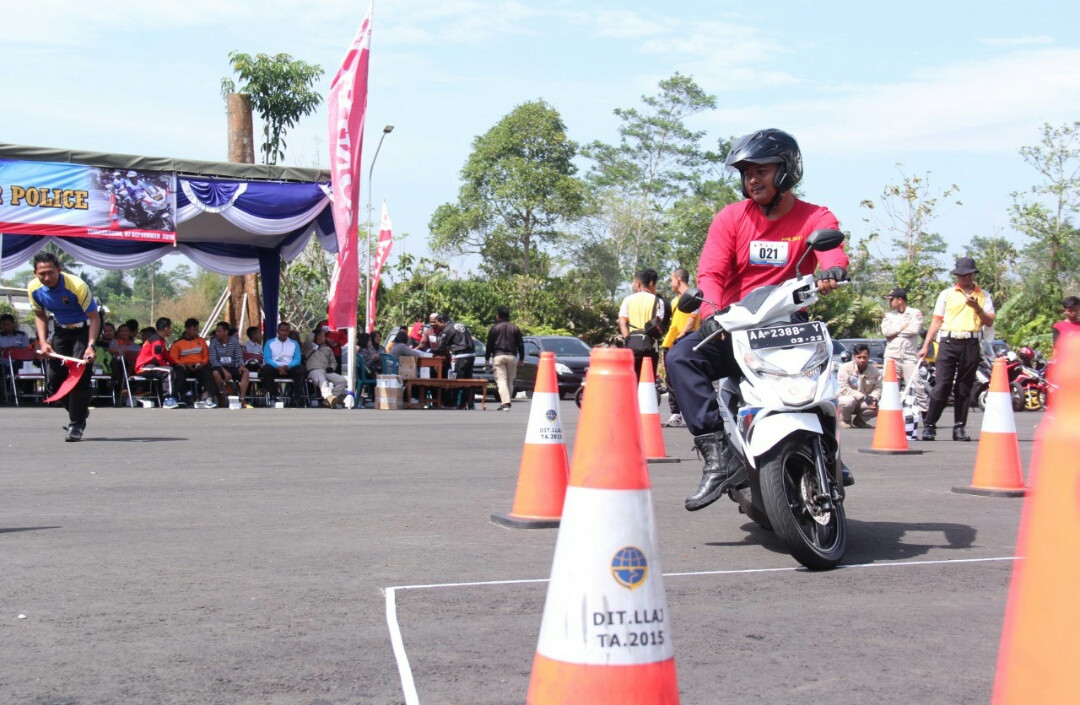 Satlantas Temanggung Gelar Lomba Safety Riding