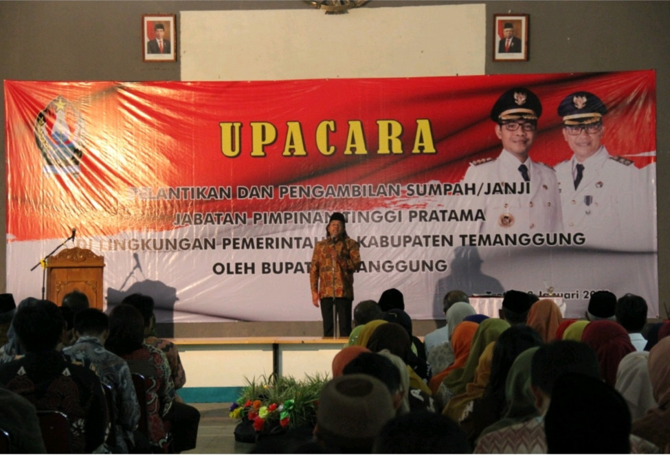 Desa Kaki Gunung Prau Didatangi Pejabat Pemerintah Kabupaten Temanggung.